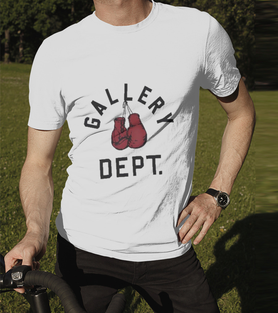 Gallery Dept Red Boxing Gloves T-Shirt