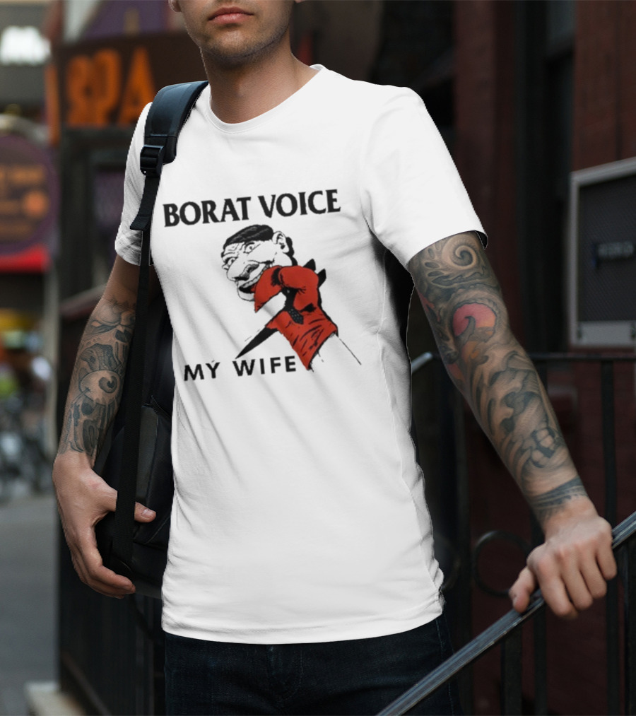 Matt Skiba Borat Voice My Wife Comic T-Shirt