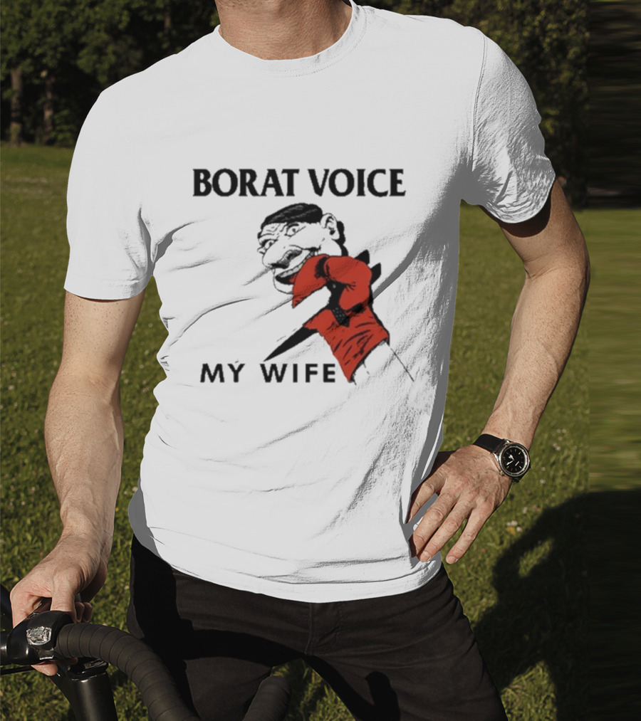 Matt Skiba Borat Voice My Wife Comic T-Shirt