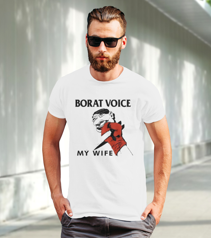 Matt Skiba Borat Voice My Wife Comic T-Shirt