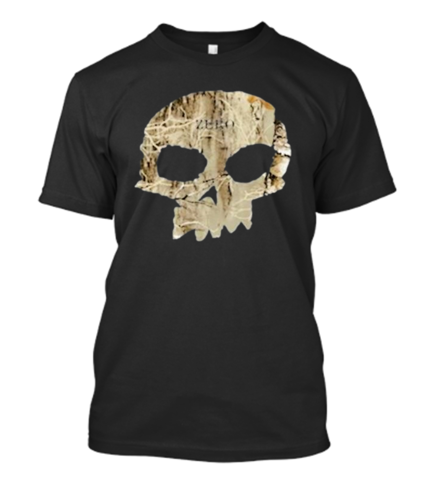 Zero Skateboards Realtree Camo Skull T-Shirt