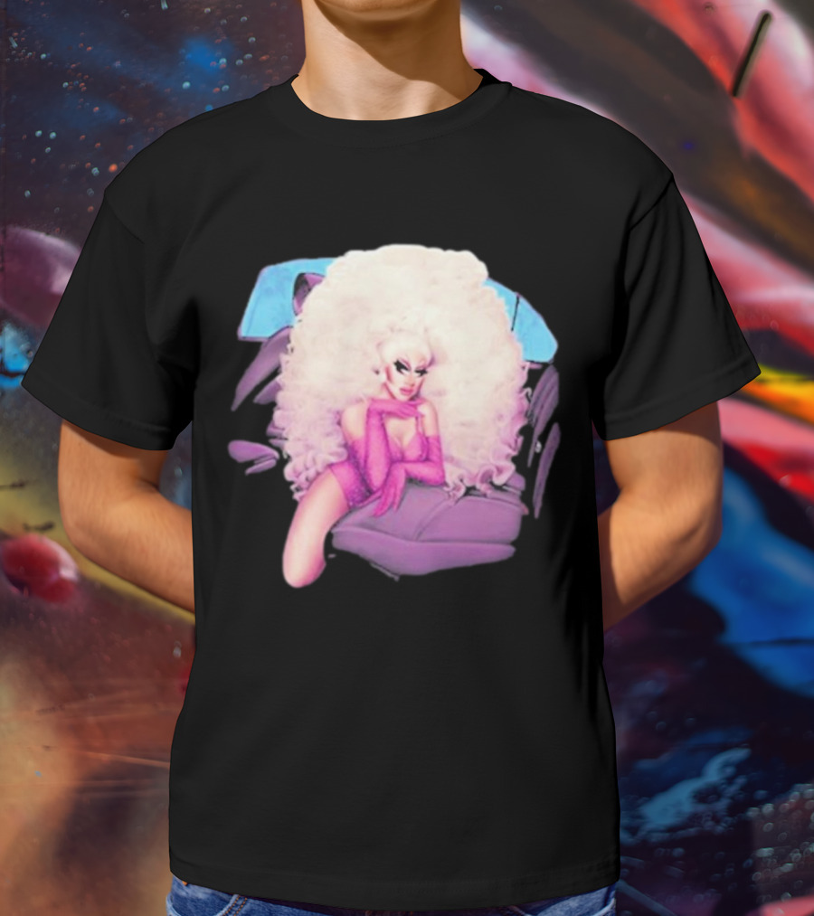 Trixie Mattel Glamorous Blonde Drag In Backseat T-Shirt
