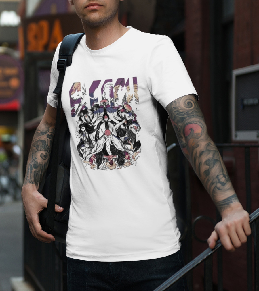 Bleach Byakuya Kuchiki Epic Battle Scene T-Shirt