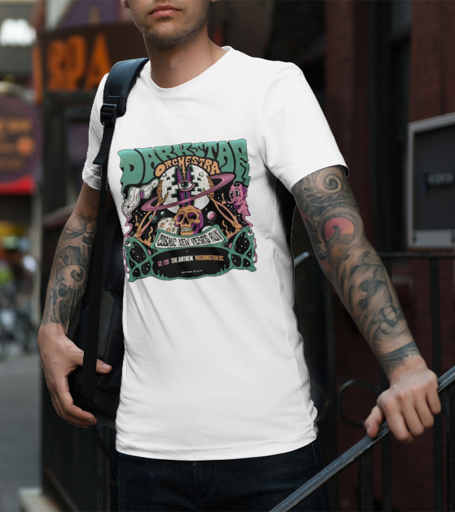 Dark Star Orchestra Cosmic New Year's Run 12/28 The Anthem Washington DC T-Shirt