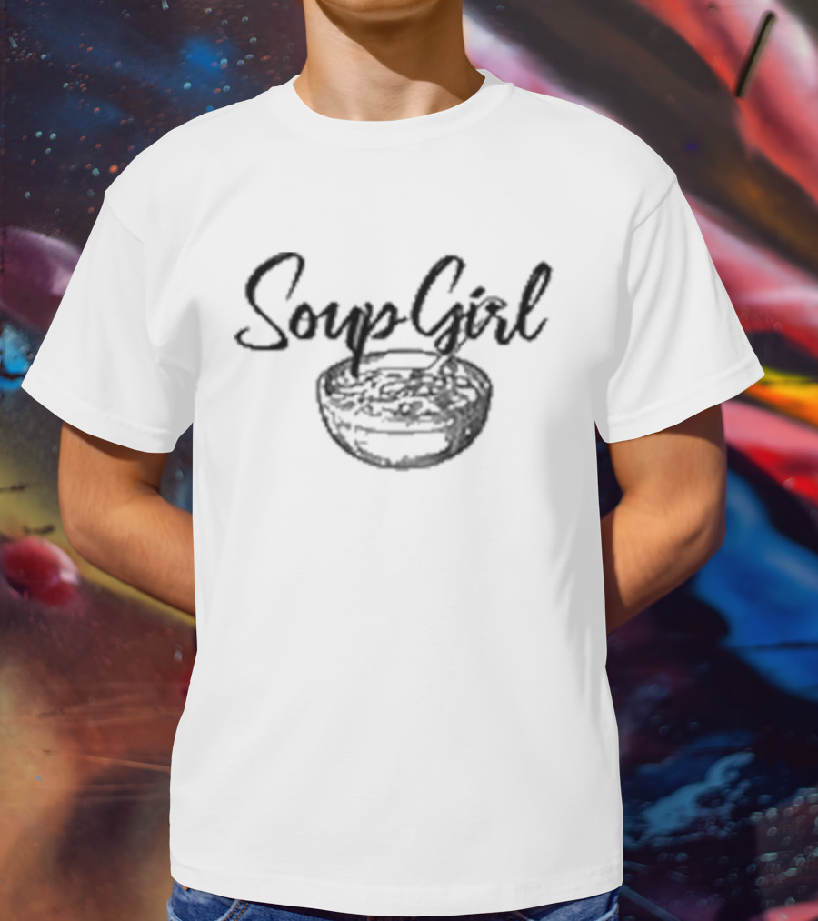 Kat Timpf Soup Girl Bowl Sketch T-Shirt