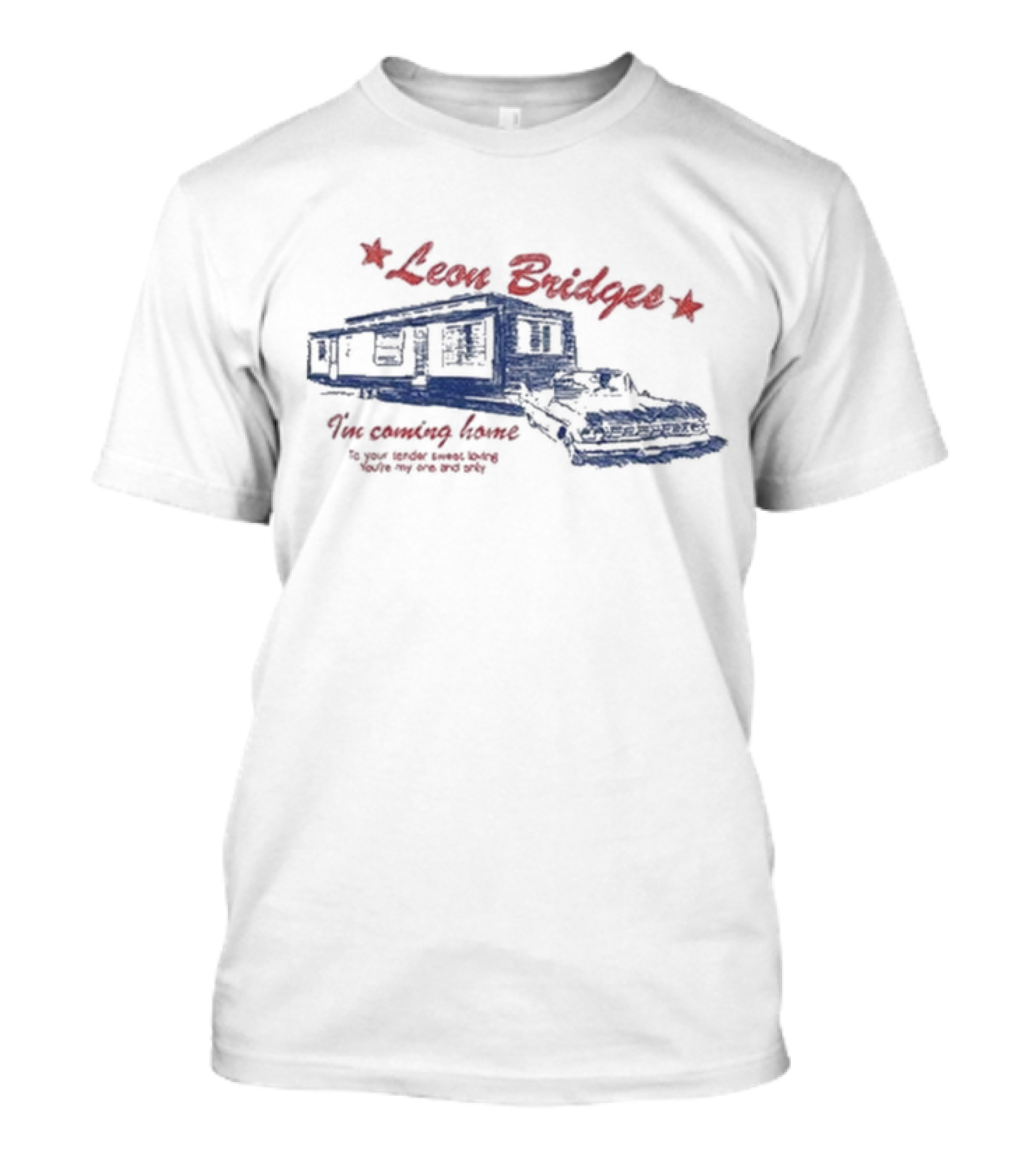 Leon Bridges I'm Coming Home To Your Tender Sweet Loving You're My One And Only T-Shirt