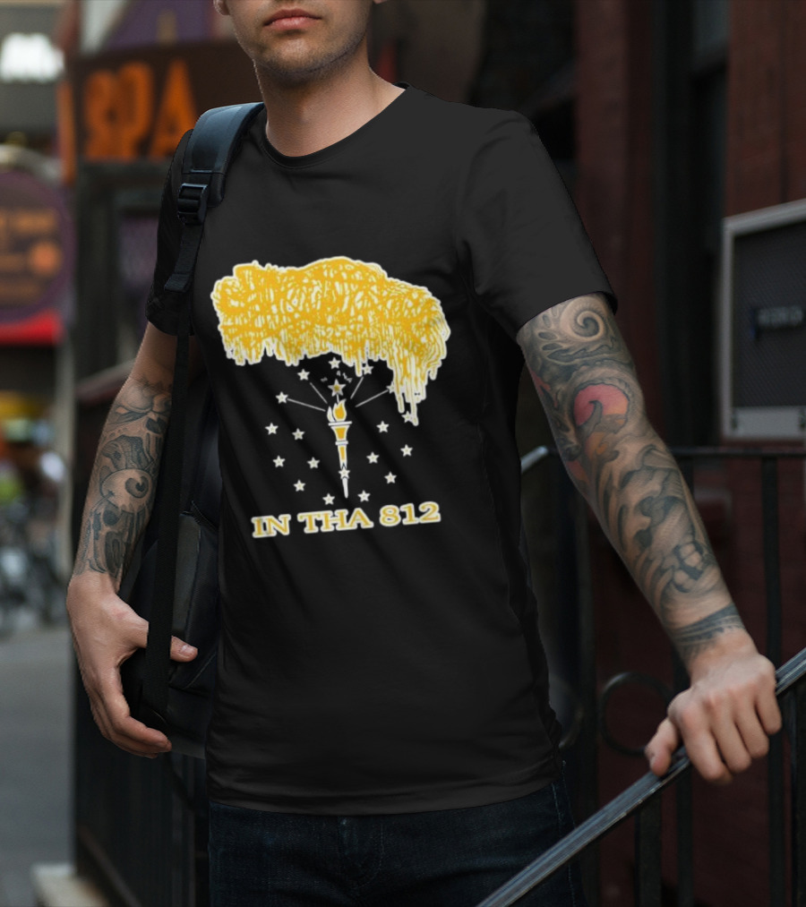 Indiana In Tha 812 Stars Torch Noodles T-Shirt