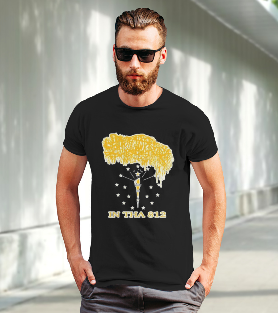 Indiana In Tha 812 Stars Torch Noodles T-Shirt