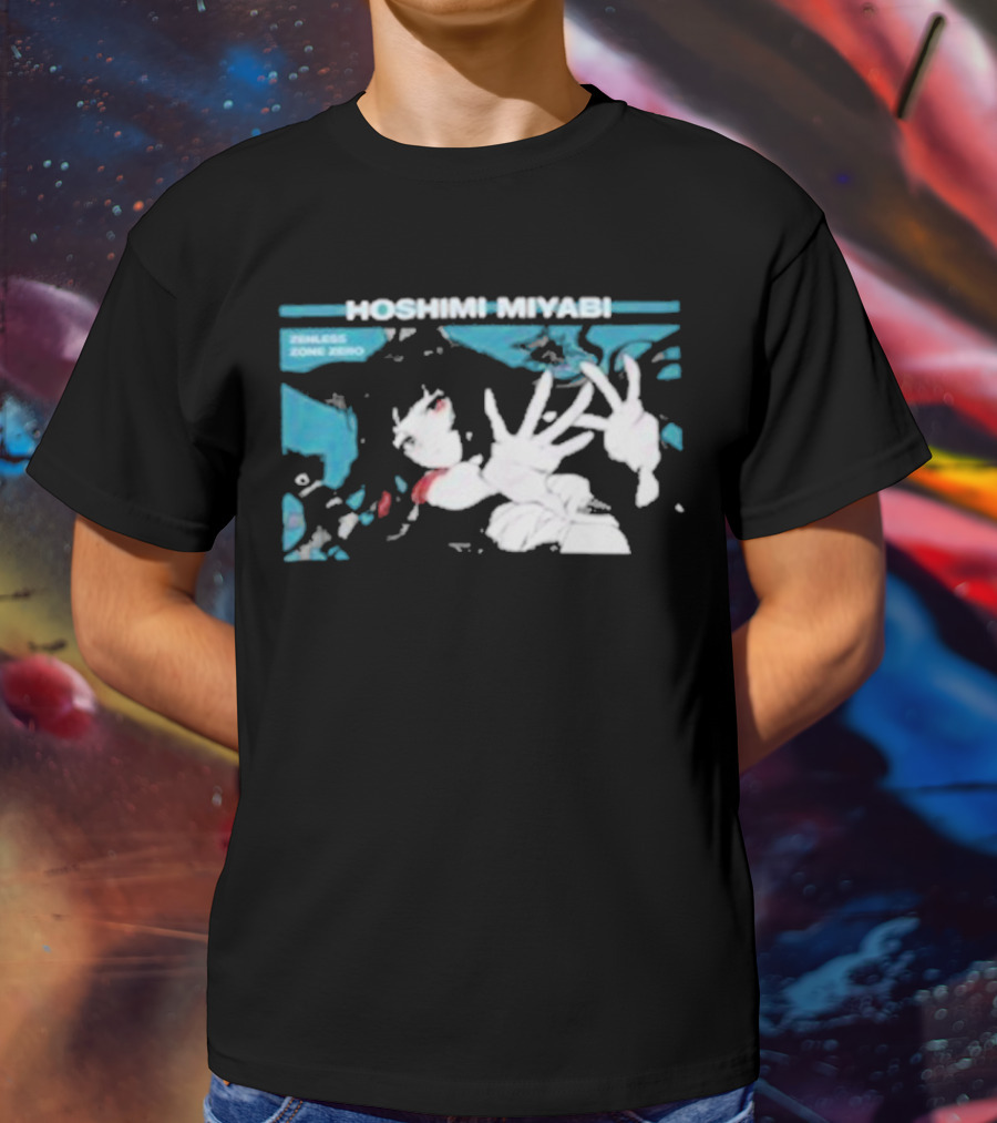 Hoshimi Miyabi Zenless Zone Zero Anime Character T-Shirt