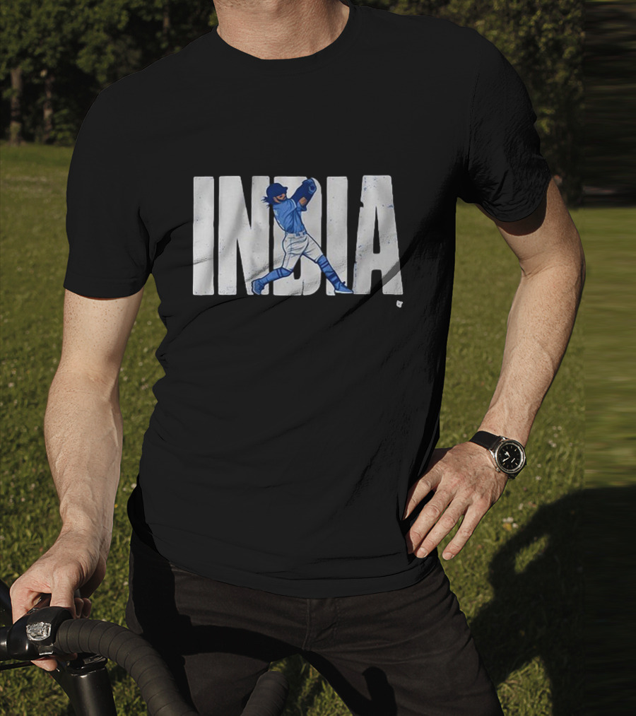 Jonathan India Kansas City Baseball Swing T-Shirt