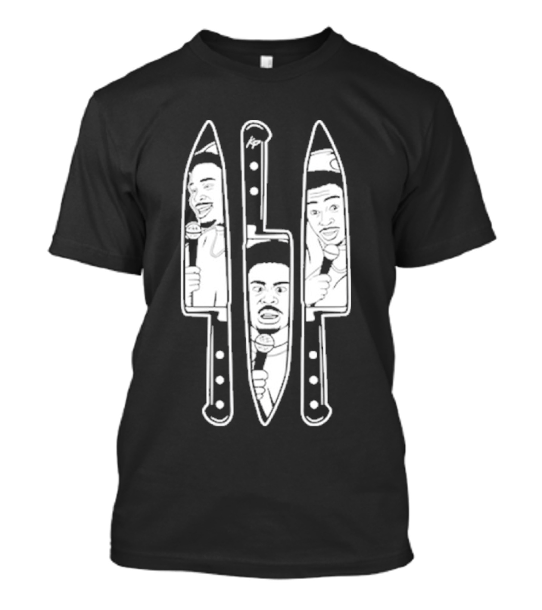 Kam Patterson Killers Only Knives And Microphones Trio T-Shirt