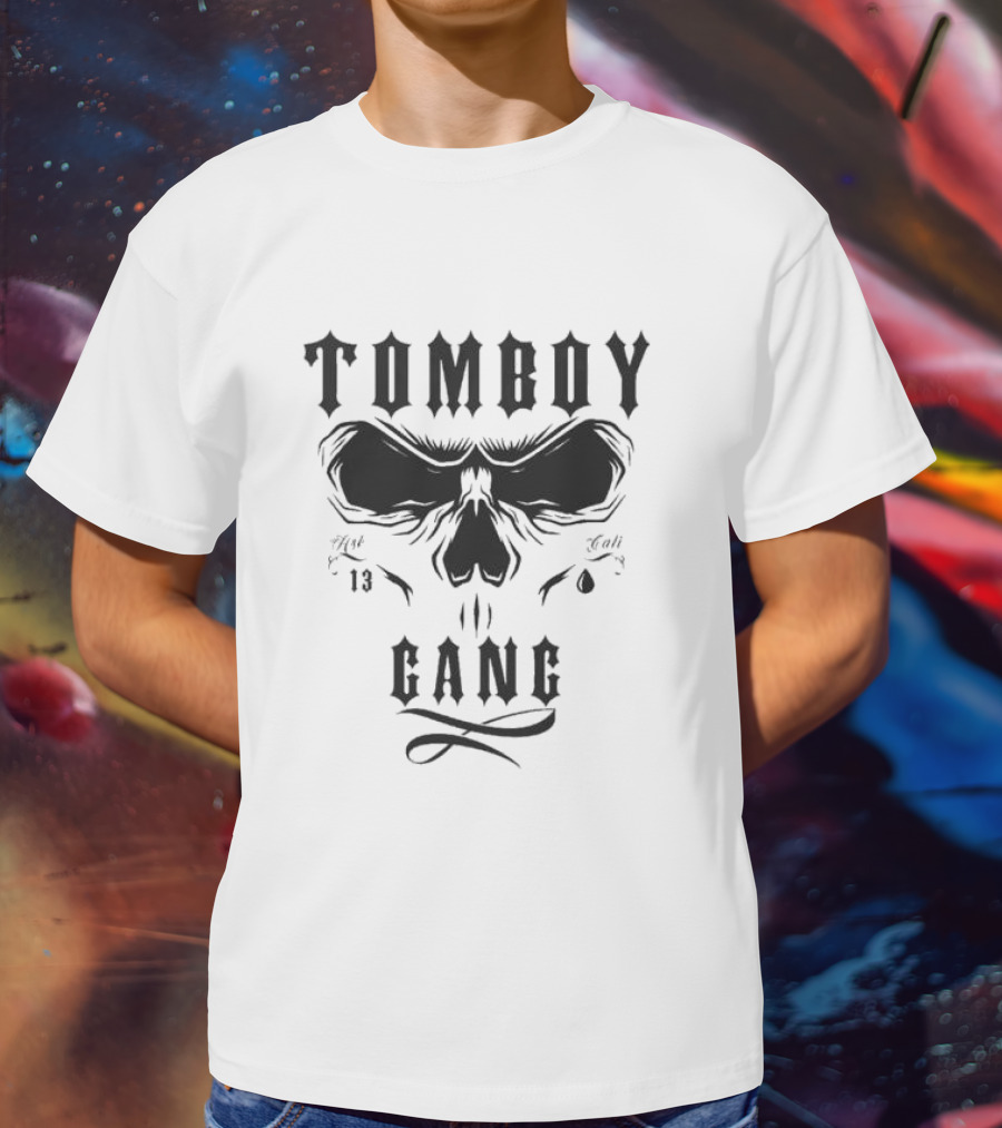 Tomboy Gang Skull Design 13 Est T-Shirt