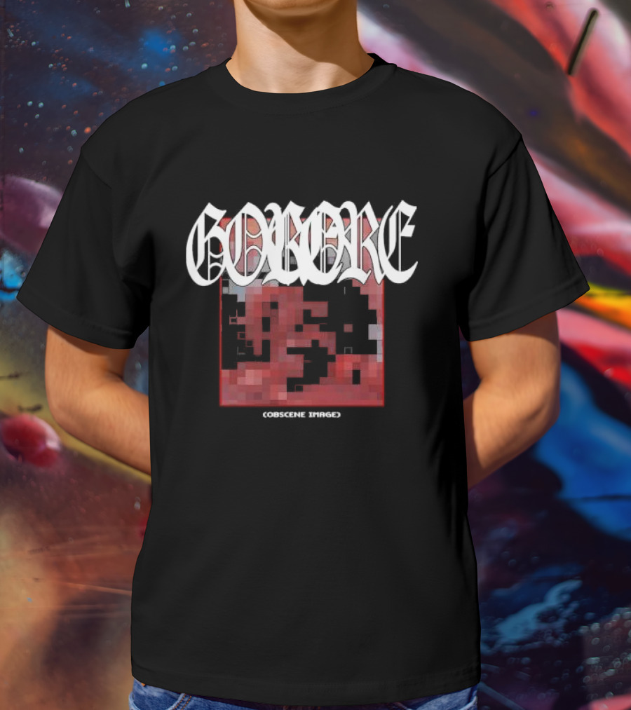 Gorecore Obscene Image Date Back T-Shirt