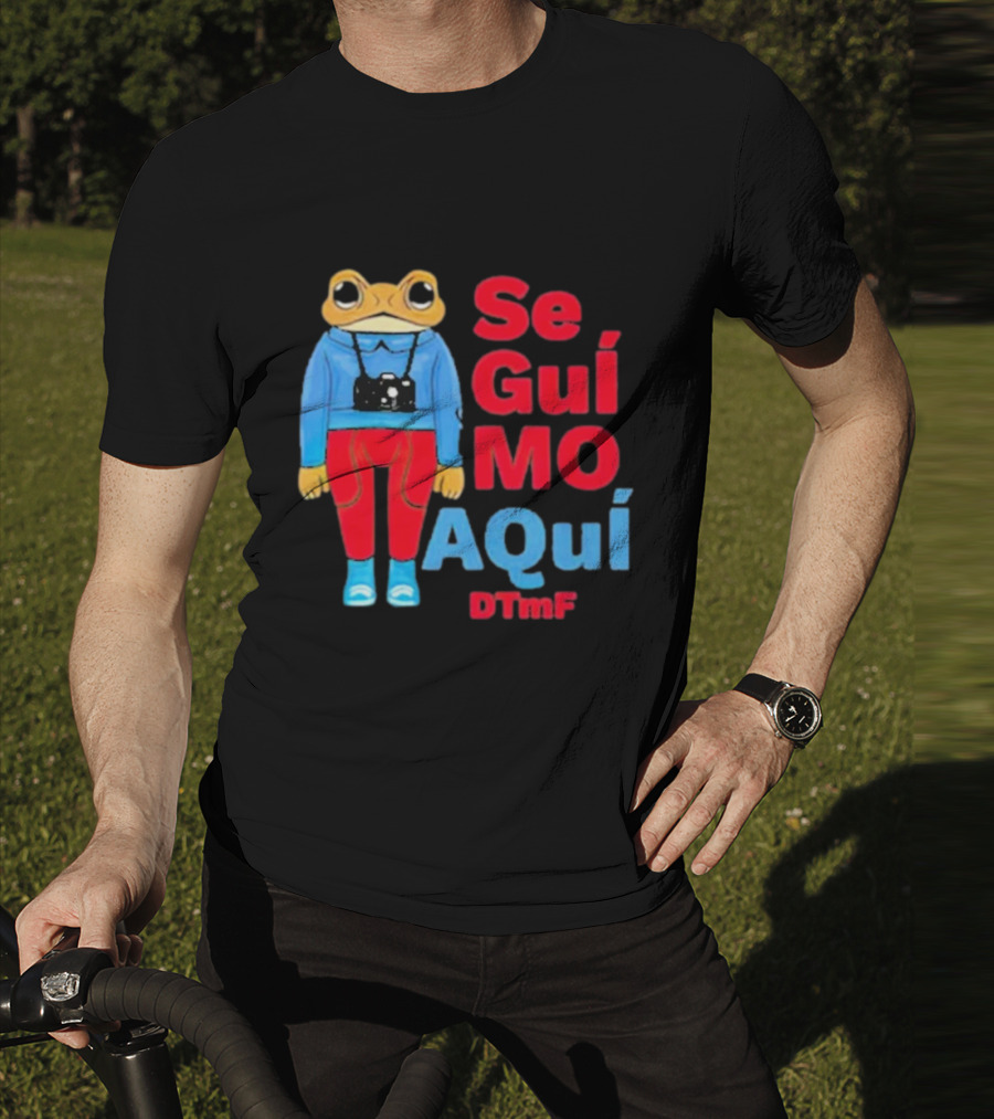 Se Guí Mo Aquí DTMF Frog With Camera T-Shirt