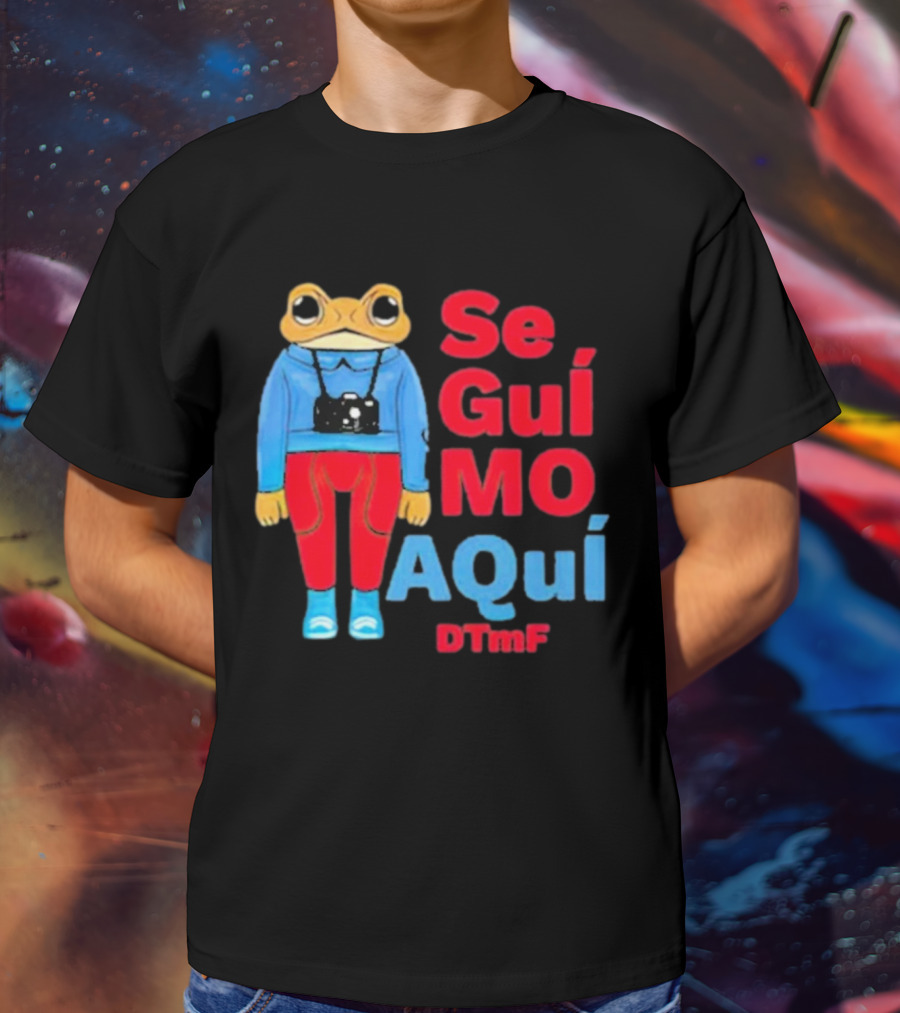 Se Guí Mo Aquí DTMF Frog With Camera T-Shirt