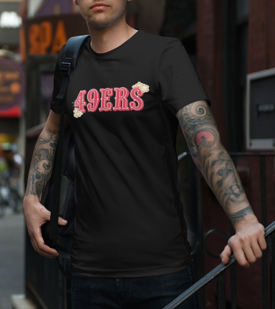 San Francisco 49ers 49ERS AAPI Apex Collection Floral Accents T-Shirt