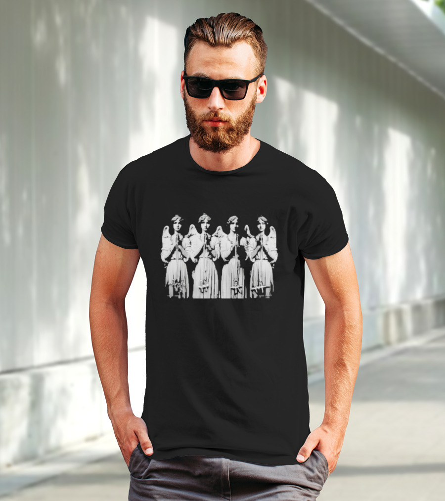 Lil Baby Wham X Who Decides War Four Angelic Statues T-Shirt