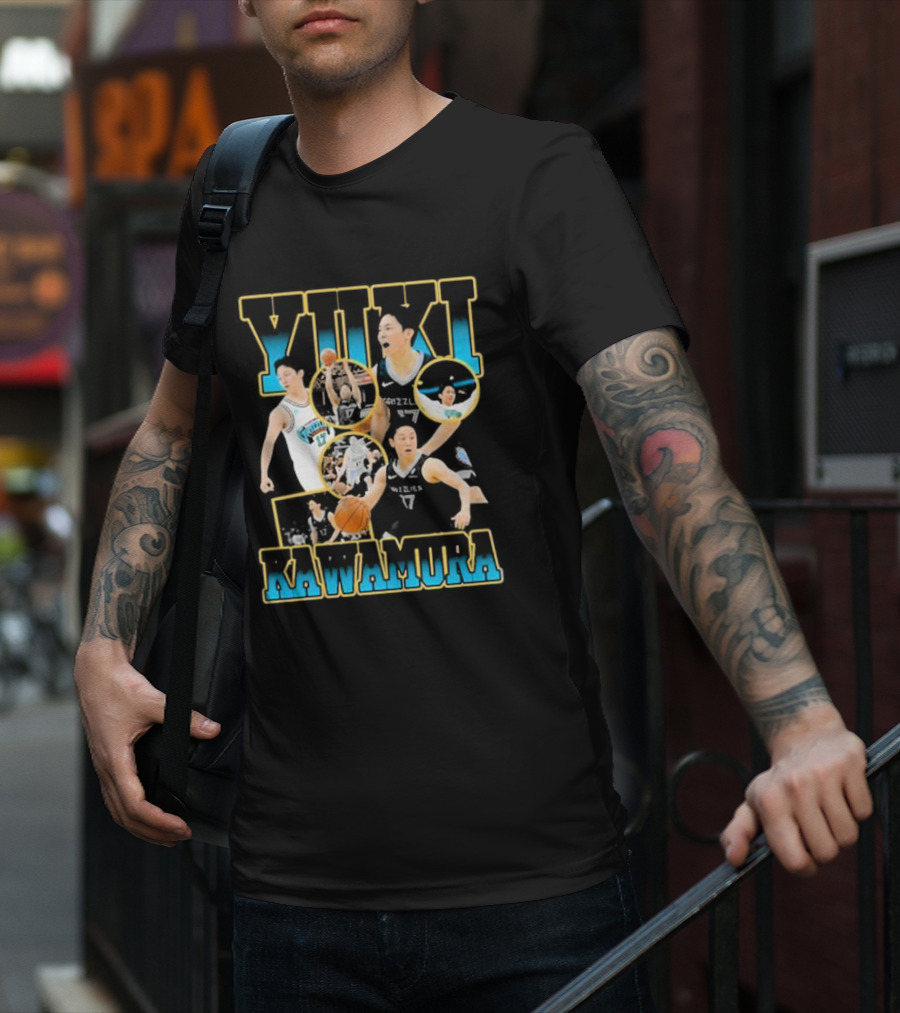 Yuki Kawamura Basketball Action Collage T-Shirt