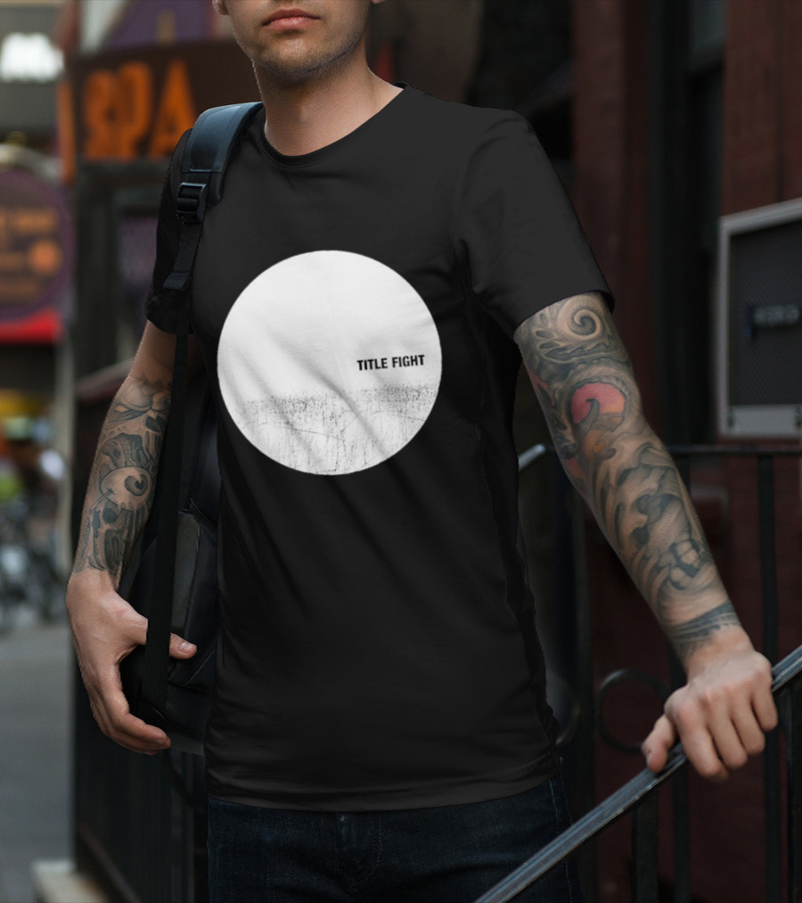 Title Fight Scratch Circle White T-Shirt