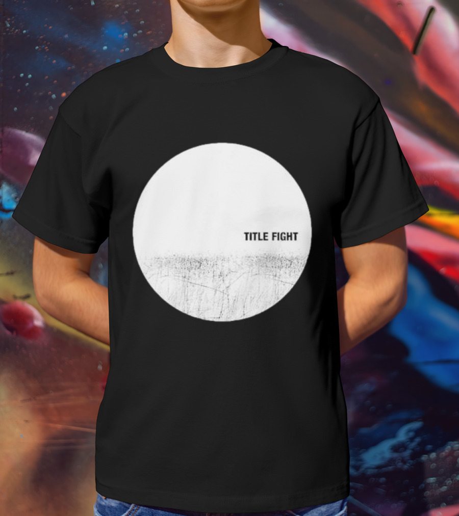 Title Fight Scratch Circle White T-Shirt