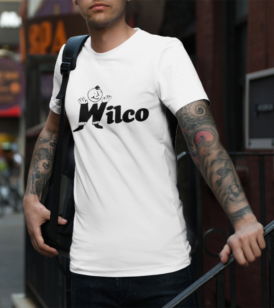 Wilco Iconic Cartoon Logo Wilco Madalyn Stefanak T-Shirt