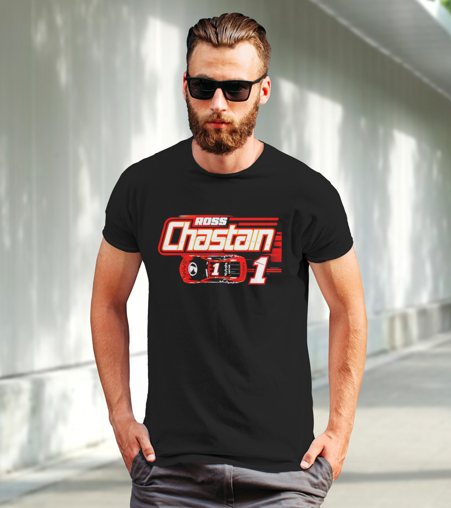 Ross Chastain 1 Racing Car Number One T-Shirt