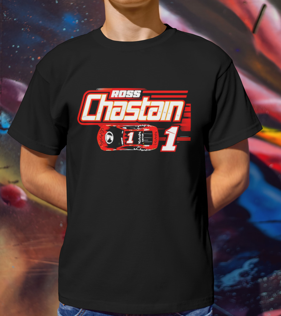 Ross Chastain 1 Racing Car Number One T-Shirt