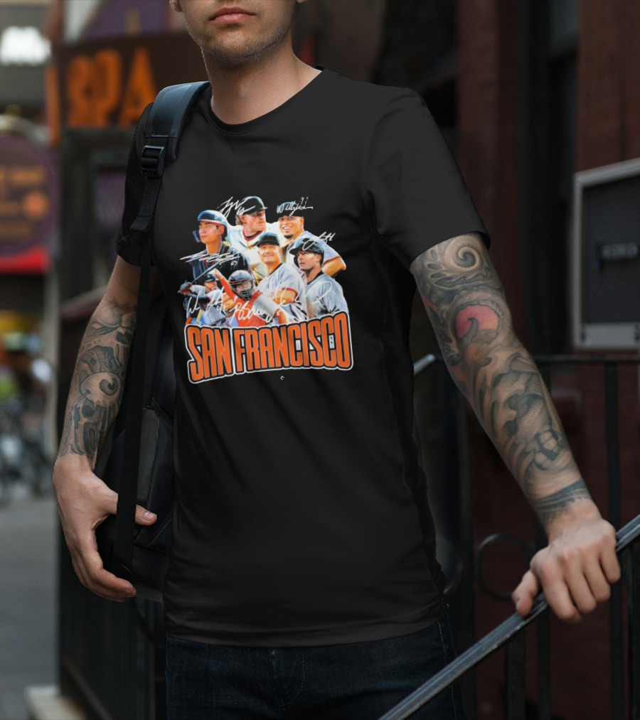 San Francisco Giants MLB Players Series Signatures 2025 T-Shirt