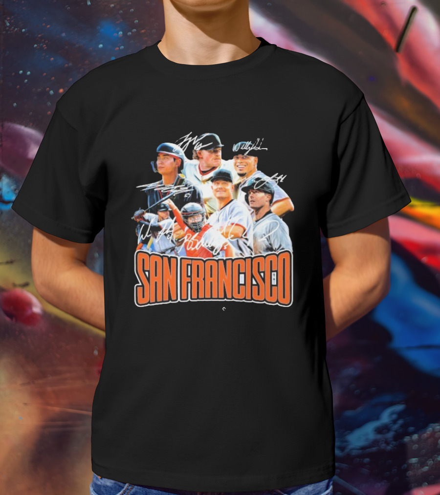 San Francisco Giants MLB Players Series Signatures 2025 T-Shirt