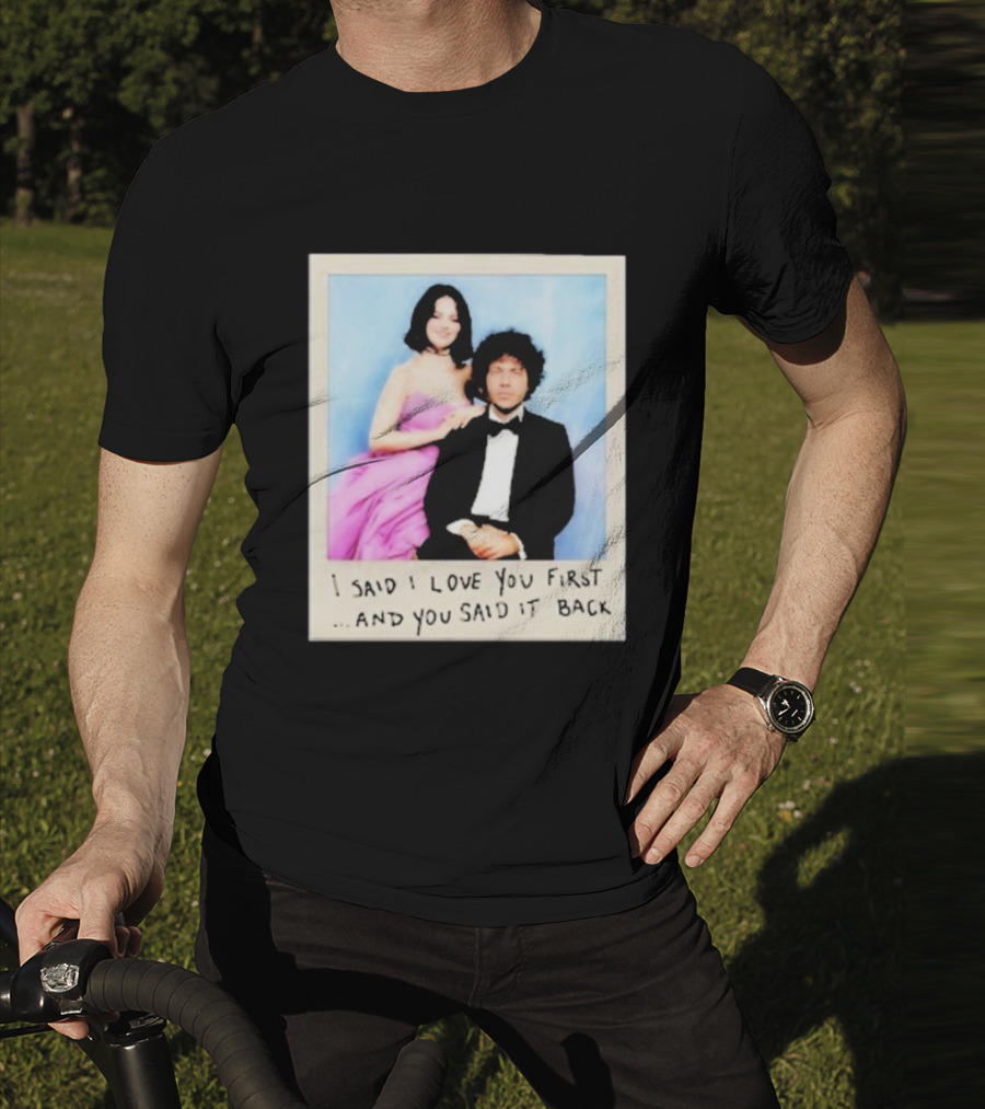 Selena Gomez I Said I Love You First And You Said It Back Polaroid Photo T-Shirt