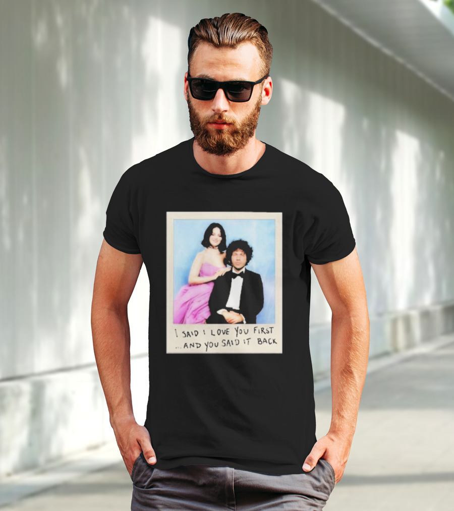 Selena Gomez I Said I Love You First And You Said It Back Polaroid Photo T-Shirt