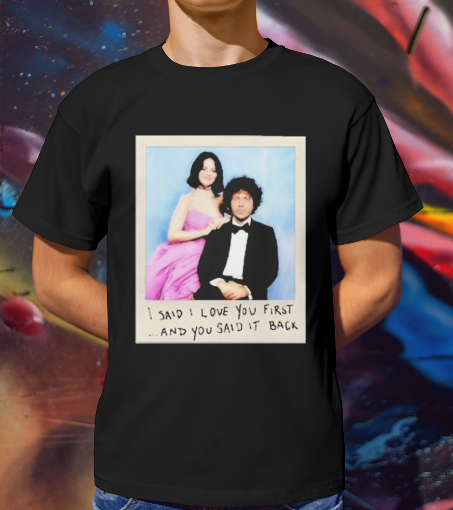 Selena Gomez I Said I Love You First And You Said It Back Polaroid Photo T-Shirt