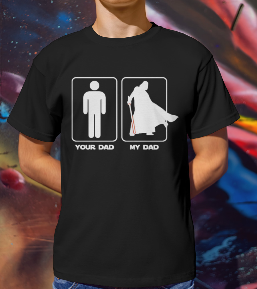 YOUR DAD MY DAD LIGHTSABER ICON DUO T-Shirt