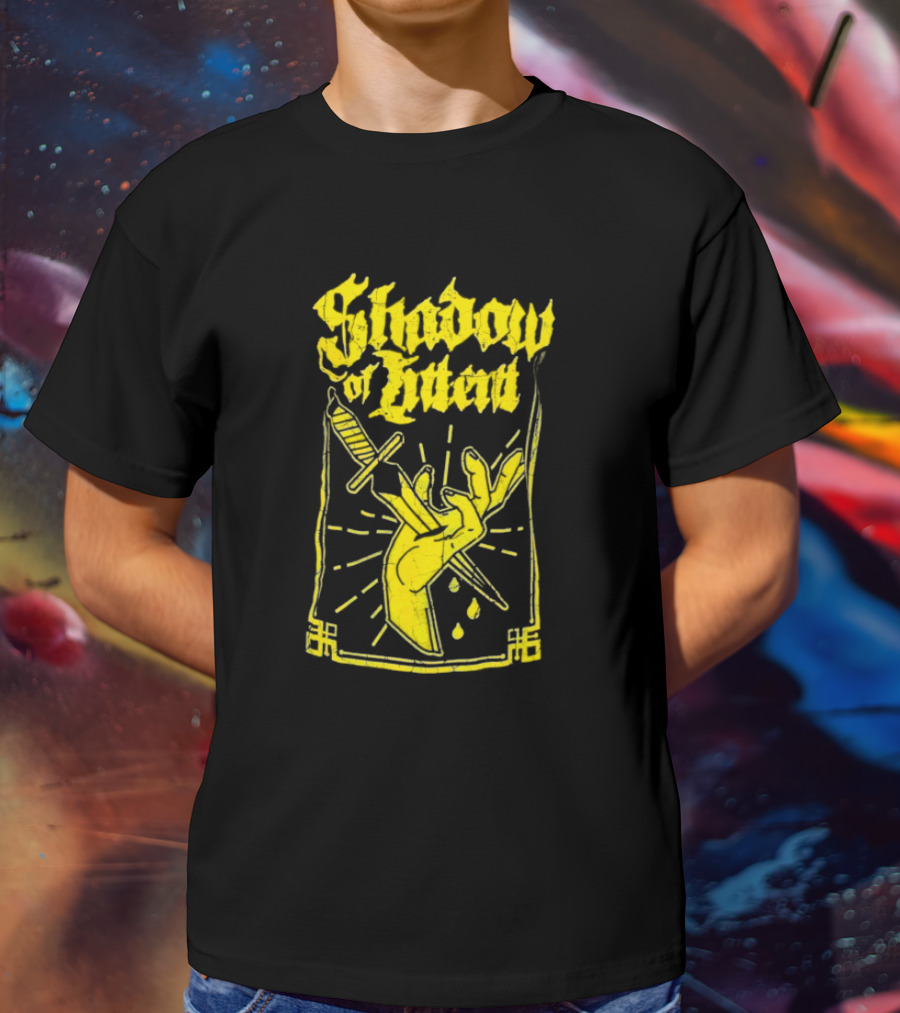 Shadow Of Intent Dagger Aura And Hand Motif T-Shirt