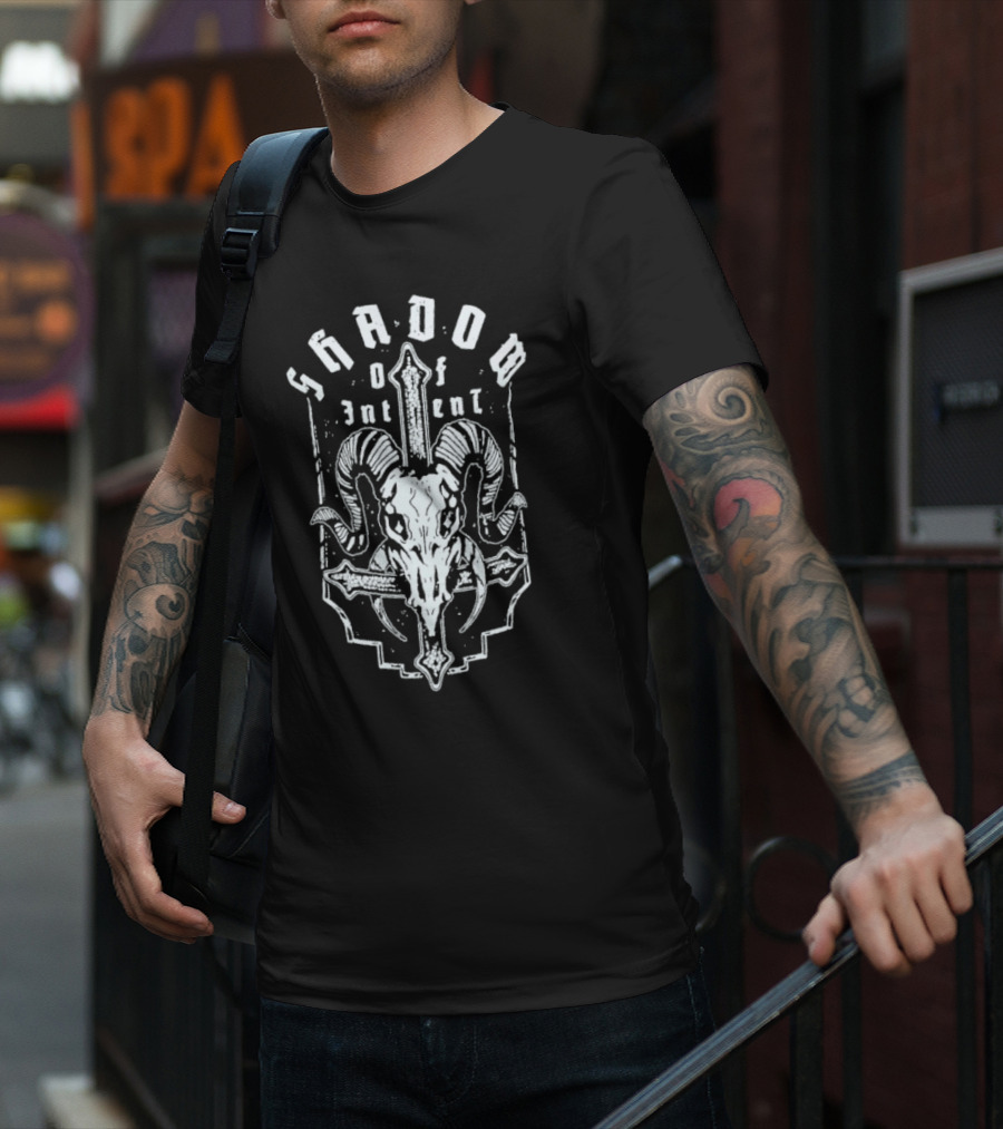 Shadow Of Intent Goat Skull Sword Emblem T-Shirt