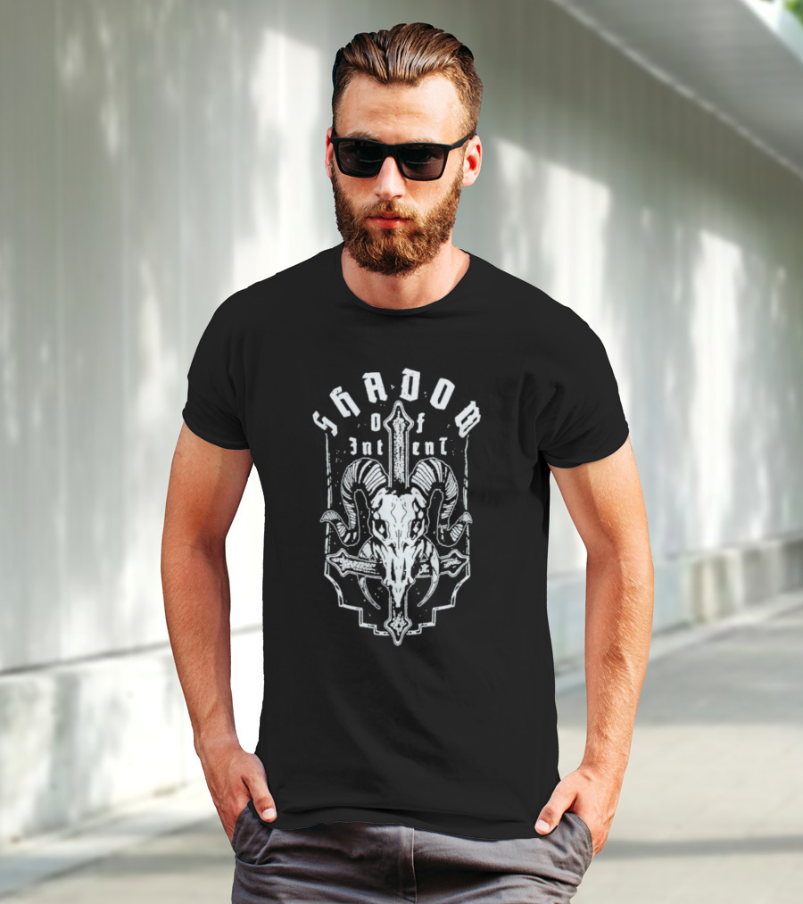 Shadow Of Intent Goat Skull Sword Emblem T-Shirt
