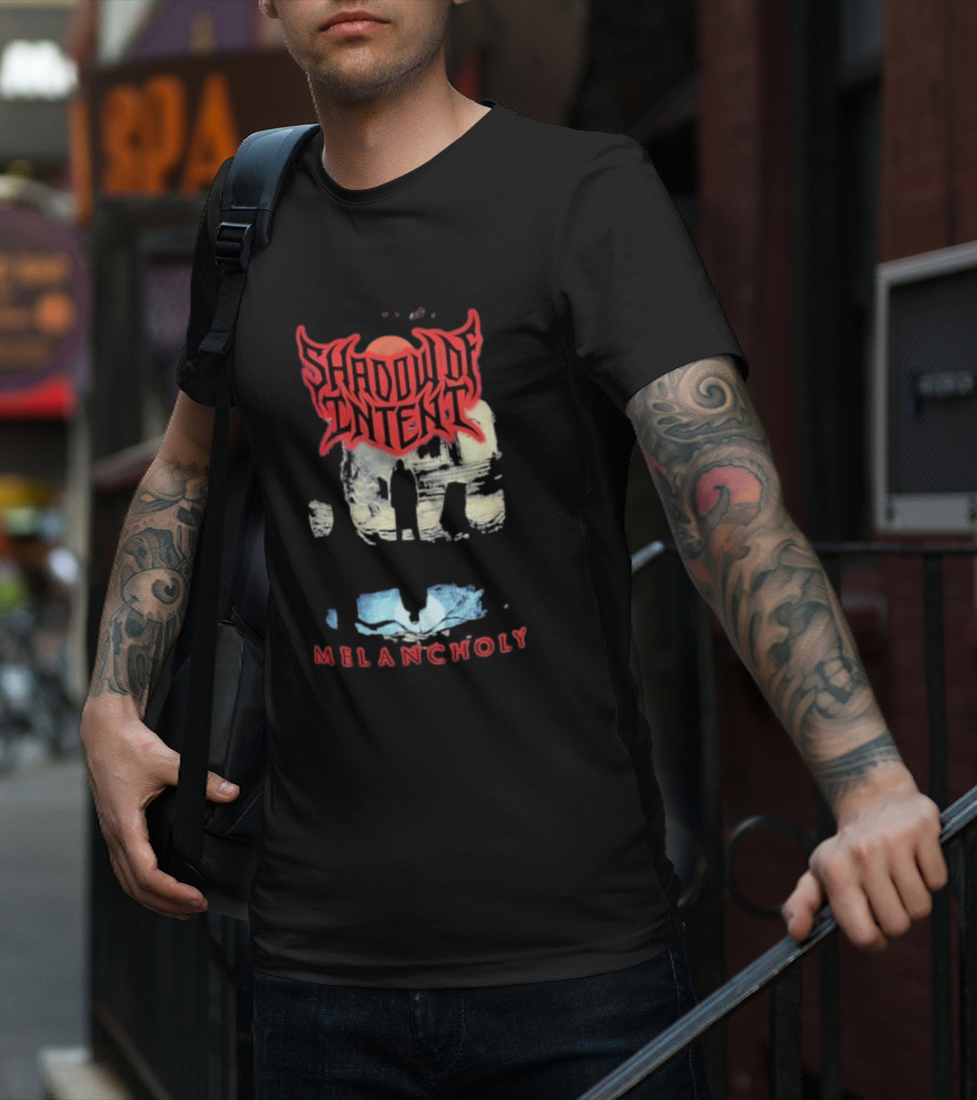 Shadow Of Intent Melancholy Skull Art T-Shirt