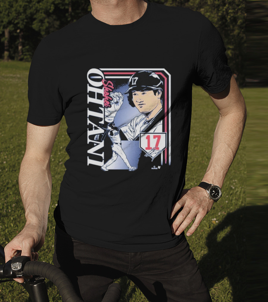 Shohei Ohtani #17 Signature Collage Los Angeles Dodgers T-Shirt