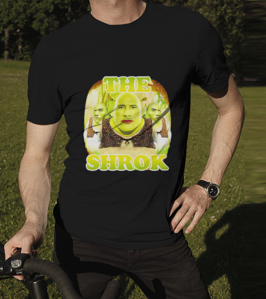 THE SHROK Shrek Parody Featuring Iconic Imagery T-Shirt