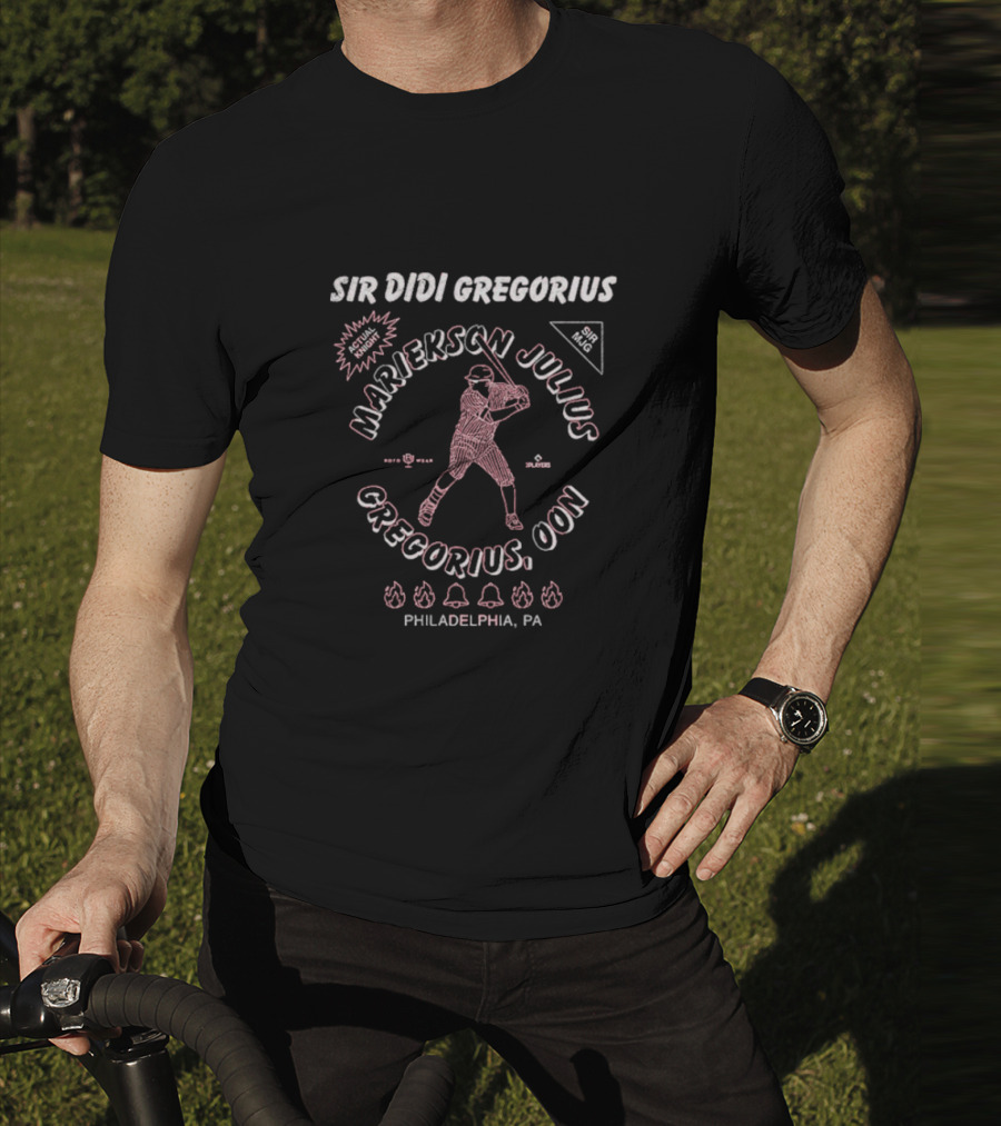 Sir Didi Gregorius Mariekson Julius Gregorius OON Philadelphia PA Baseball Player T-Shirt