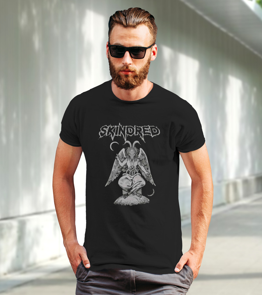 Skindred True Newportian Ragga Metal Angel With Wings And Horns T-Shirt