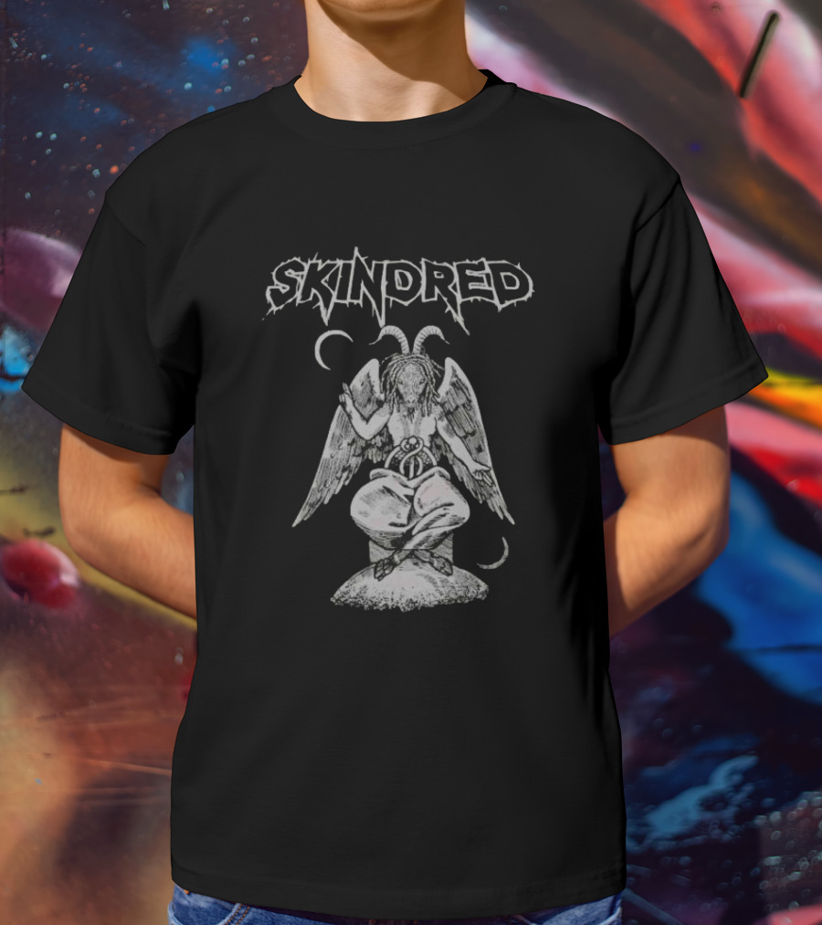 Skindred True Newportian Ragga Metal Angel With Wings And Horns T-Shirt