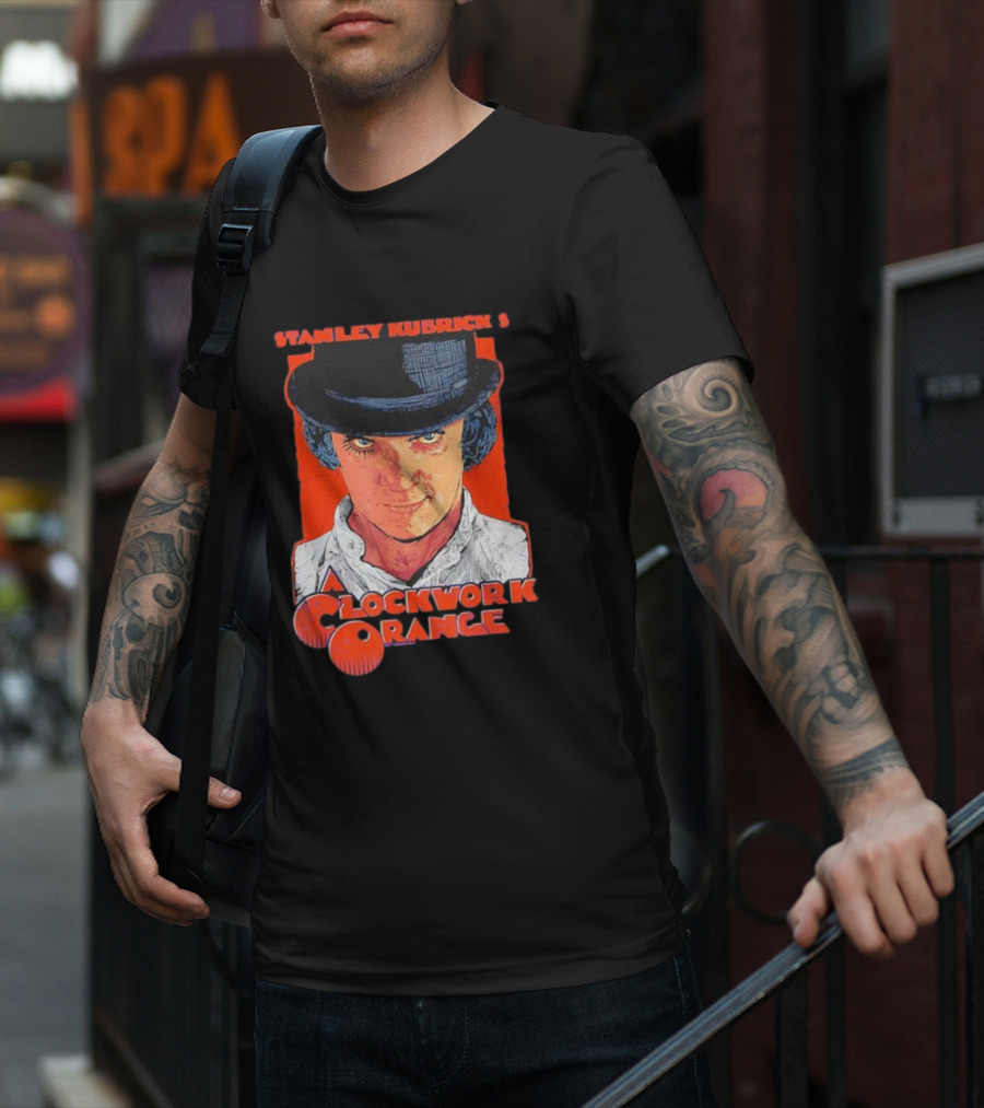 Stanley Kubrick’s Work Orange Vintage Style T-Shirt
