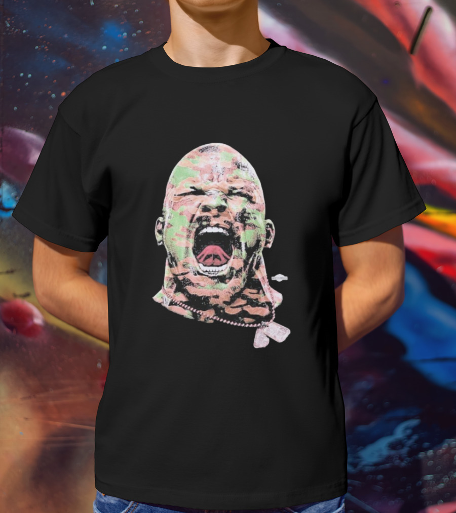Steve Austin Camo Pattern Hellstar X WWE Wrestlemania 41 316 2025 T-Shirt