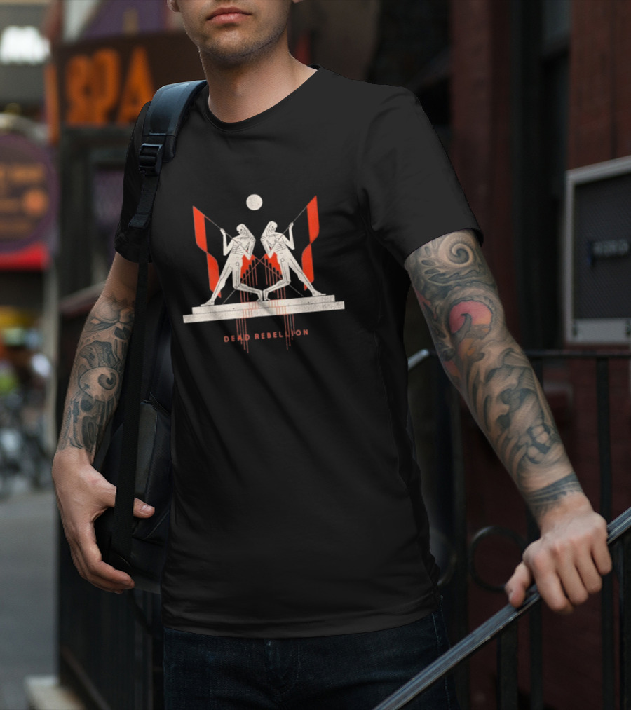 Dead Rebellion Strung Out Mirror Dueling Figures T-Shirt