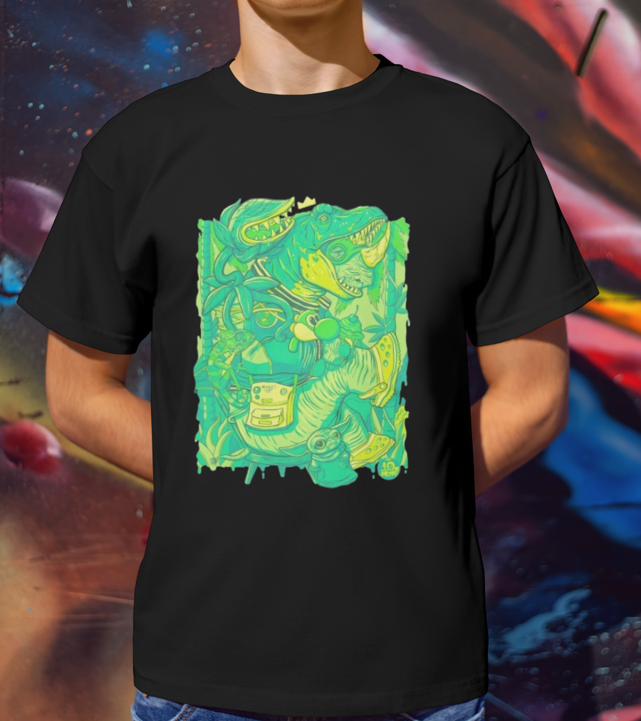 Ten Hundred Green Rhino 10 Hun Adventure T-Shirt