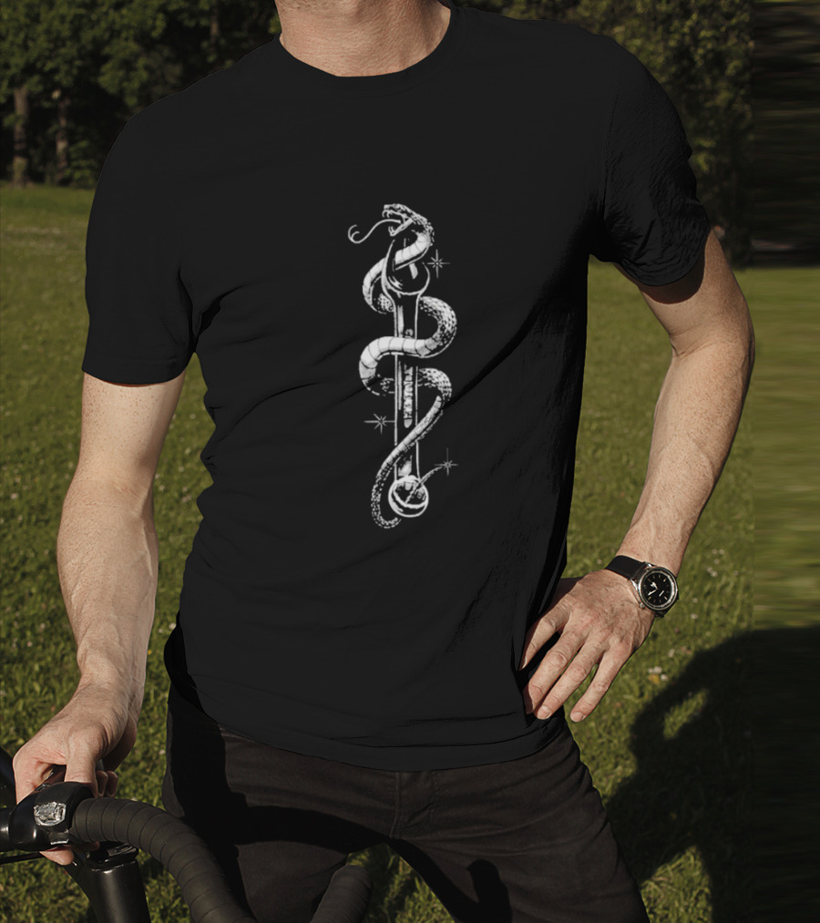 Aston Martin Aramco F1 Dom Dolla Snake Sword Collaboration T-Shirt