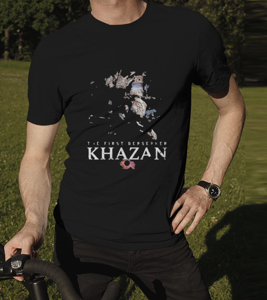 The First Berserker Khazan Fragmented Stone Mosaic Style T-Shirt