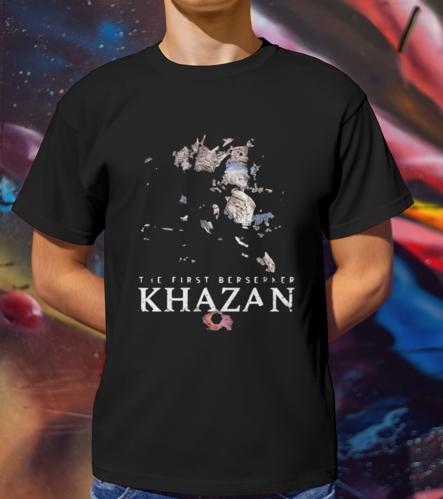 The First Berserker Khazan Fragmented Stone Mosaic Style T-Shirt