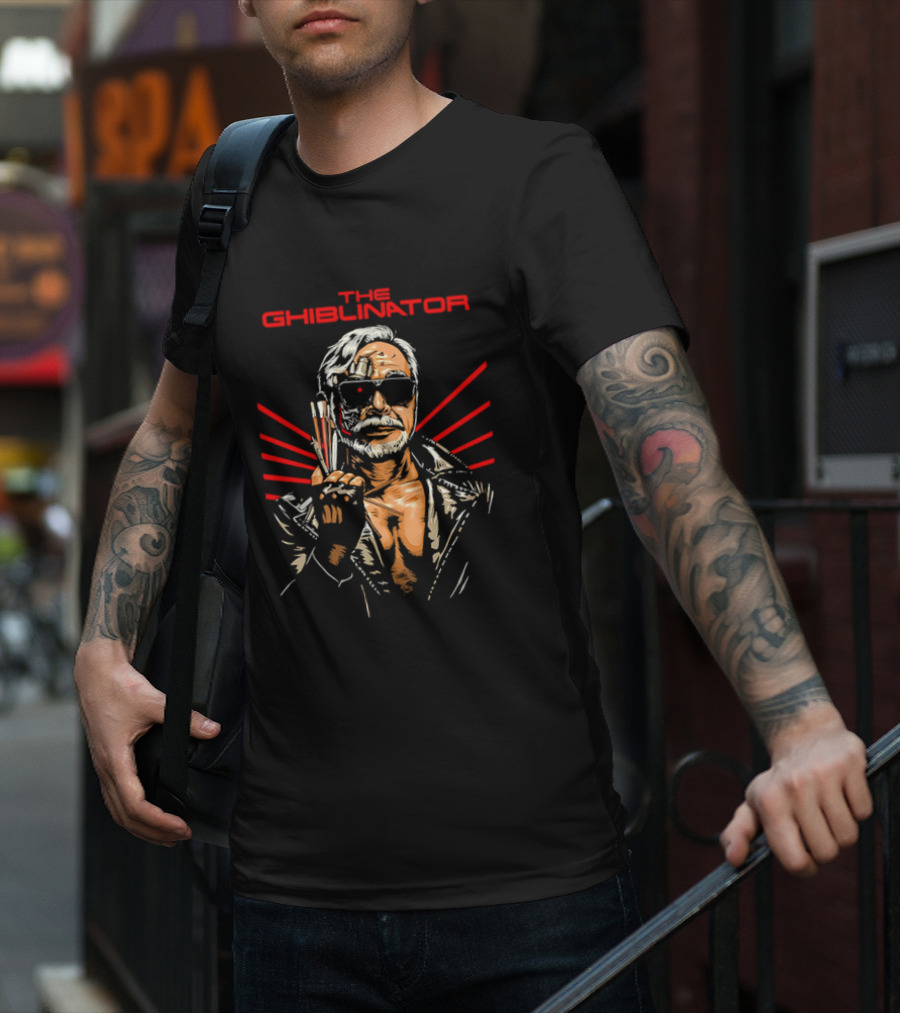 The Ghiblinator Parody Red Sunglasses Character T-Shirt